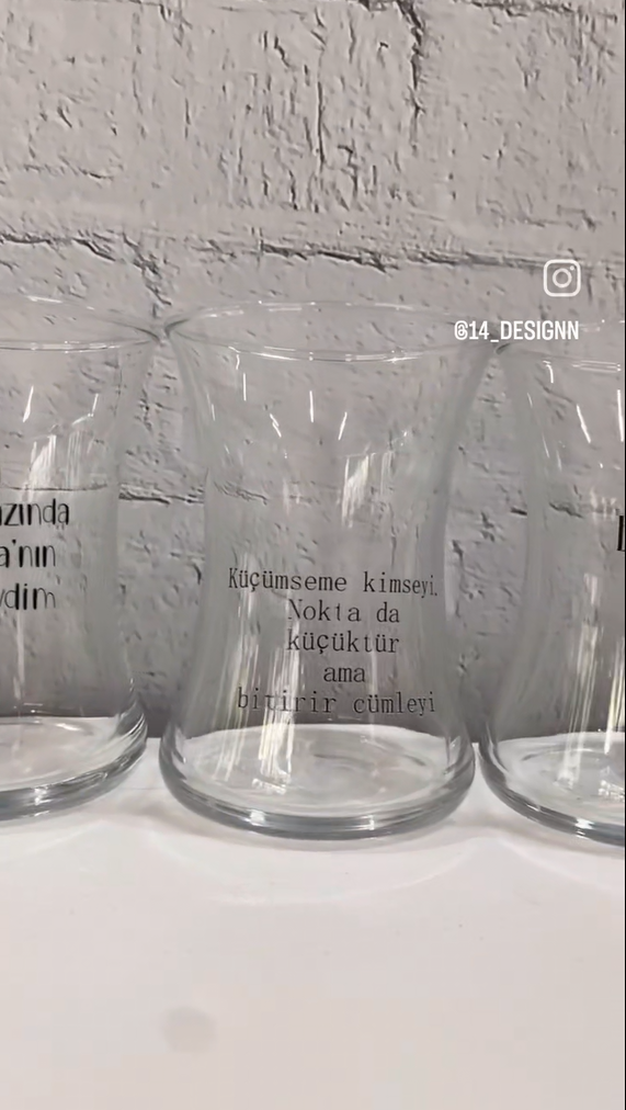 Kişiye Özel Bardak